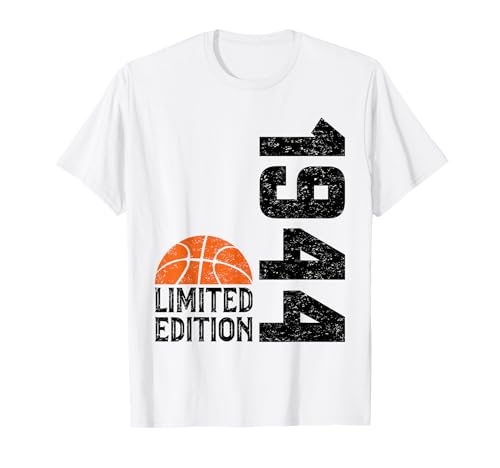 Consigue ahora Cumpleaños 1944 Baloncesto Edición Navidad Limitada Nacido en 1944 Camiseta Rebajas 2024 | regaloscumple.com