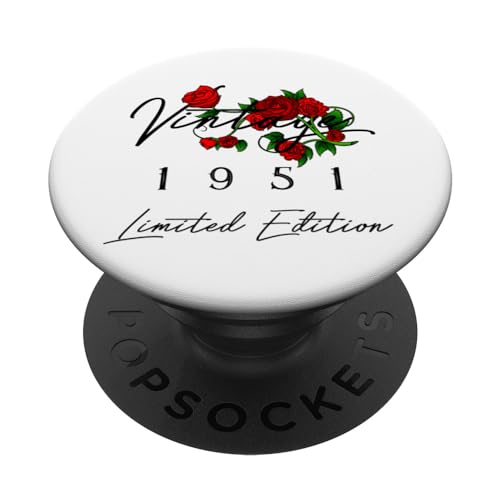 Comprar Decoraciones vintage 74 cumpleaños vintage 1951 74 años PopSockets Navidad PopGrip Adhesivo Rebajas 2025 | regaloscumple.com