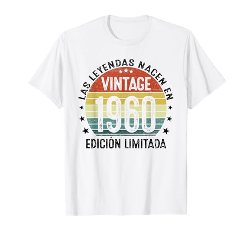 Comprar Cumpleaños 65 Años Regalo Las Leyendas Nacen En Promoción 1960 Hombre Camiseta Top Precio 2024 | regaloscumple.com