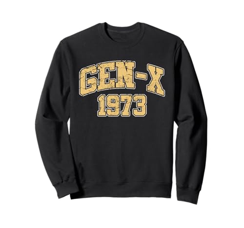 Consigue ahora GEN-X 1973 Retro Promoción Sudadera Ofertas 2025 | regaloscumple.com