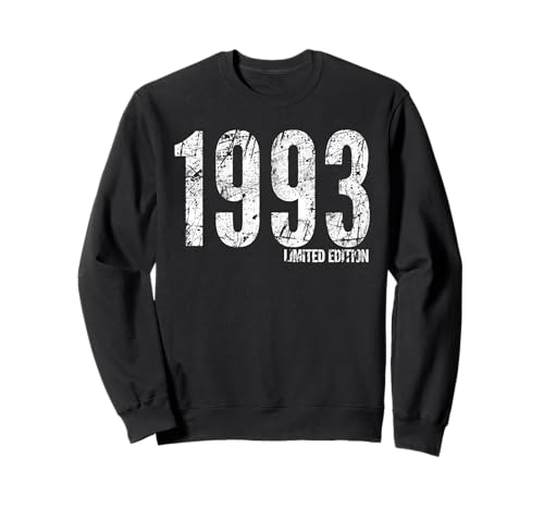 Consigue ahora 1993 Edición Limitada Clásico Nacido en 1993 Retro Catálogo Cumpleaños Sudadera Top Precio 2025 | regaloscumple.com
