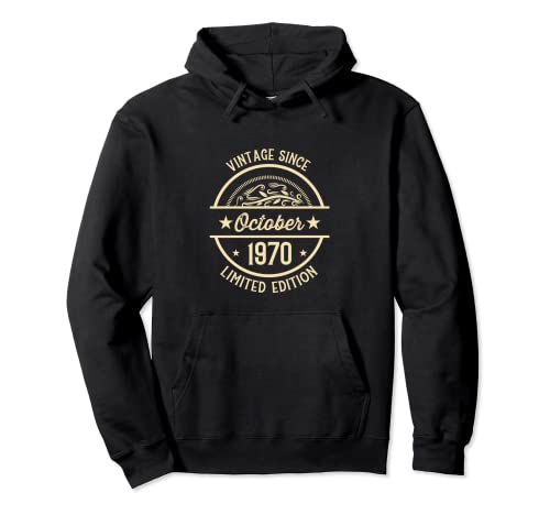 Comprar Vintage cumpleaños desde Regalos octubre 1970 Sudadera con Capucha Top Precio 2024 | regaloscumple.com