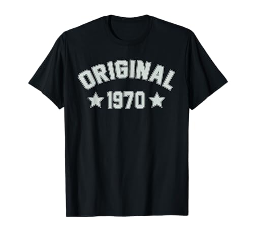 Consigue ahora Regalo Promoción cumpleaños original 1970 regalo cumpleaños nacido en 1970 regalo cumpleaños Camiseta Rebajas 2025 | regaloscumple.com