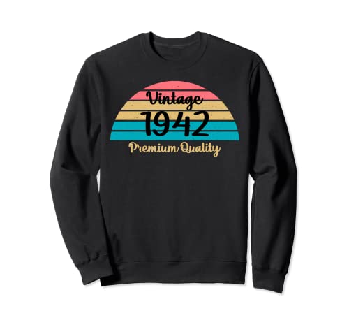 Consigue ahora 80 Ideas para regalar cumpleaños 1942 Sudadera Top Precio 2024 | regaloscumple.com