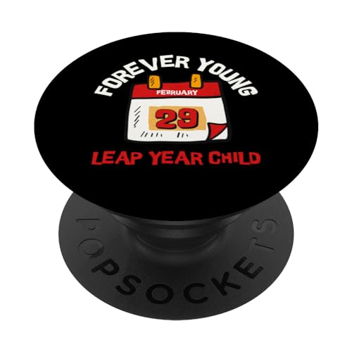 Consigue ahora Año bisiesto Niño Navidad 29 febrero Año bisiesto divertido PopSockets PopGrip Intercambiable Ofertas 2025 | regaloscumple.com