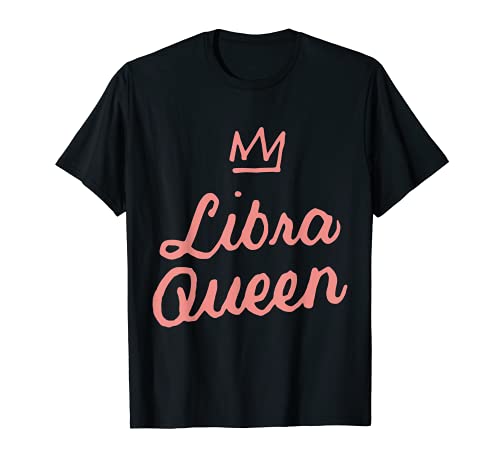 Comprar Libra Queen - Regalos cumpleaños para mujer en septiembre o Catálogo octubre Camiseta Top Precio 2025 | regaloscumple.com