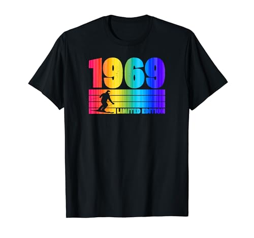 Comprar Año nacimiento 1969 Regalos edición limitada estilo 80 cumpleaños esquí Camiseta Ofertas 2024 | regaloscumple.com