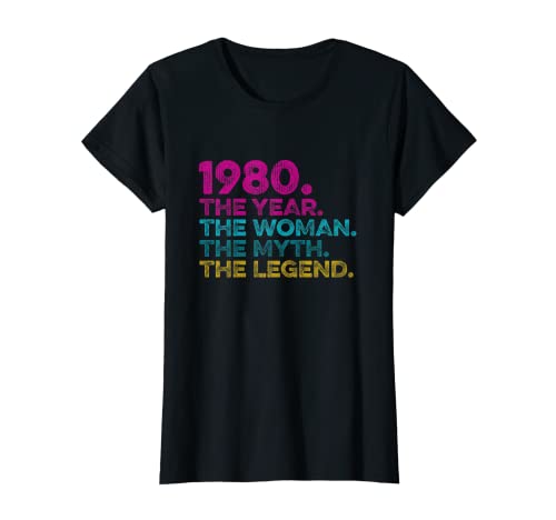 Oferta Cumpleaños Vintage Year Myth Camiseta