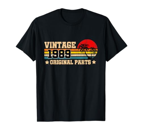 Comprar Regalos Regalos 35 años Vintage 1989 Piezas originales 35 cumpleaños Camiseta Ofertas 2024 | regaloscumple.com