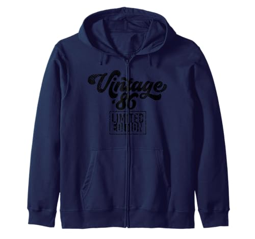 Consigue ahora Edición limitada - Vintage 1986 Sudadera BlackFriday con Capucha Ofertas 2025 | regaloscumple.com