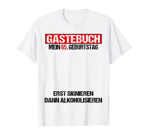 Oferta Libro 65 hombre divertido cumpleaños Camiseta