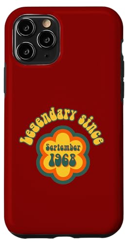 Comprar Carcasa para iPhone 11 Pro Regalos Nacido en septiembre 1968 Cumpleaños Legendario desde 1968 Ofertas 2024 | regaloscumple.com