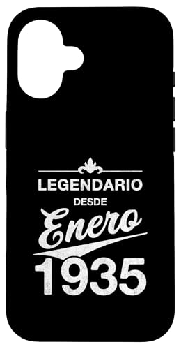 Comprar Carcasa para iPhone 16 90 cumpleaños Nacido en Enero Cumpleaños 1935 Vintage 90 años Rebajas 2024 | regaloscumple.com