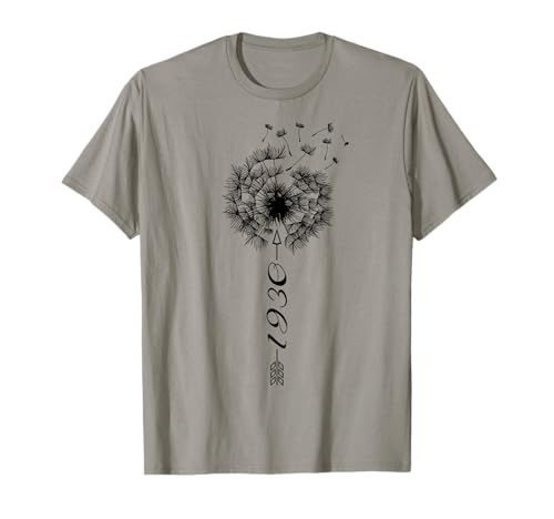 Consigue ahora Solo cumpleaños 1930 Regalo diente flower león Dandelion Camiseta Top Catálogo Precio 2025 | regaloscumple.com