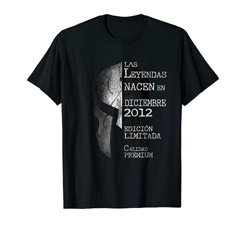 Consigue ahora 9 años Cumpleaños Las Leyendas nacen en Diciembre 2012 Cumpleaños Camiseta Rebajas 2025 | regaloscumple.com