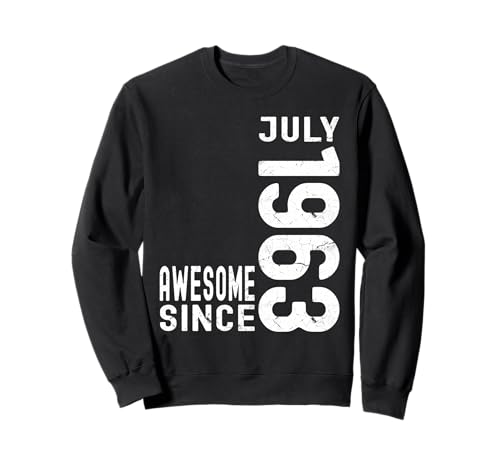 Comprar Impresionante desde Cumpleaños julio 1963 nacido en 1963 cumpleaños julio Sudadera Rebajas 2025 | regaloscumple.com