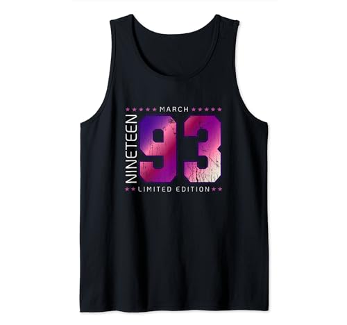 Consigue ahora 1993 marzo Mes Año nacimiento Cumpleaños Camiseta sin BlackFriday Mangas Ofertas 2024 | regaloscumple.com