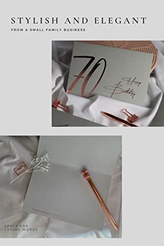 Ofertas JoliCoon Tarjeta 70 cumpleaños - Happy Birthday 70 - Tarjeta