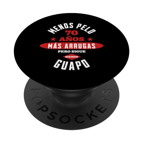Comprar 70 años Cumpleaños Regalo Divertido Hombre Cumpleaños PopSockets PopGrip Intercambiable Ofertas 2025 | regaloscumple.com