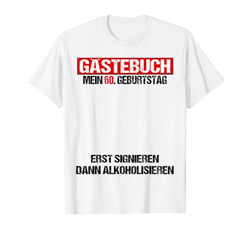Oferta Libro 60 hombre divertido cumpleaños Camiseta