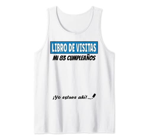 Comprar Libro De Visitas - Catálogo 83 Años Cumpleaños Divertido Regalo 1938 Camiseta sin Mangas Ofertas 2024 | regaloscumple.com