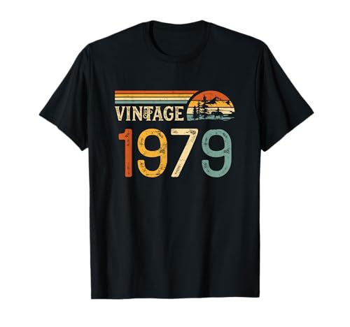Consigue ahora Retro Vintage Cumpleaños 1979 Hombre Mujer - Nacido En 1979 Camiseta Rebajas 2023 | regaloscumple.com