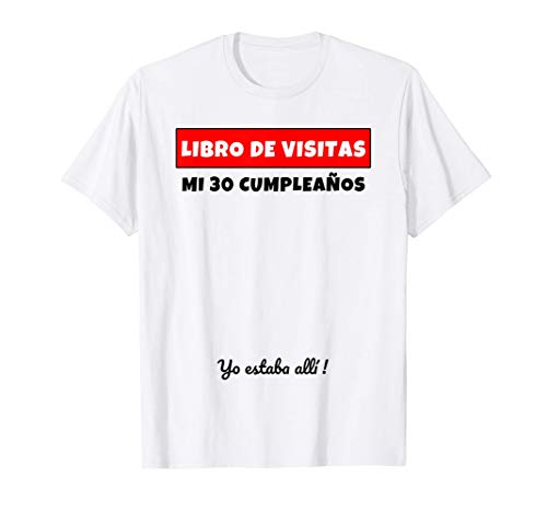 Comprar 30 Navidad Cumpleaños Libro De Visitas Libro De Visitas Regalo Camiseta Rebajas 2024 | regaloscumple.com