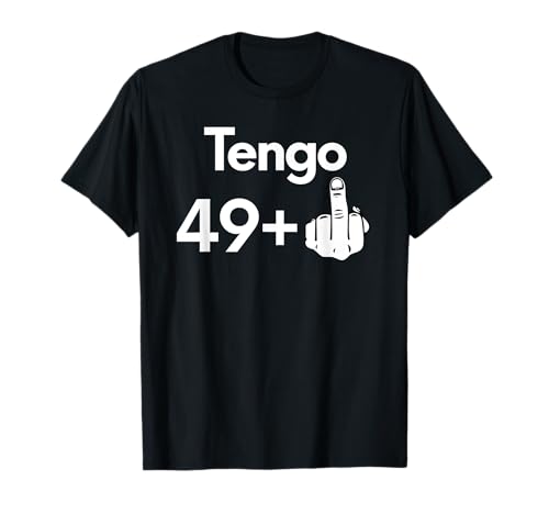 Comprar 50 Años Cumpleaños Promoción Hombre Mujer Tengo 49 +1 Regalo Divertido Camiseta Rebajas 2023 | regaloscumple.com