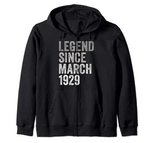 Consigue ahora Leyenda Navidad desde Marzo 1929 Cumpleaños Mes y año Sudadera con Capucha Top Precio 2024 | regaloscumple.com