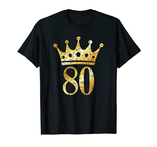 Oferta Corona número (amarillo 80 Camiseta