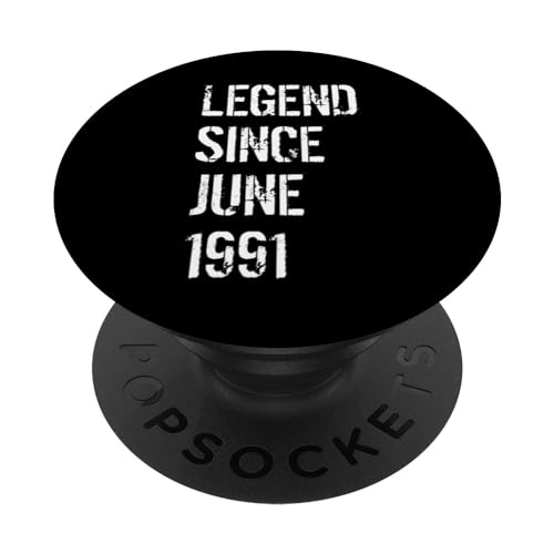 Consigue ahora 33 Cumpleaños Hombres Mujeres Nacidos Junio 1991 PopSockets PopGrip Promoción Intercambiable Top Precio 2025 | regaloscumple.com