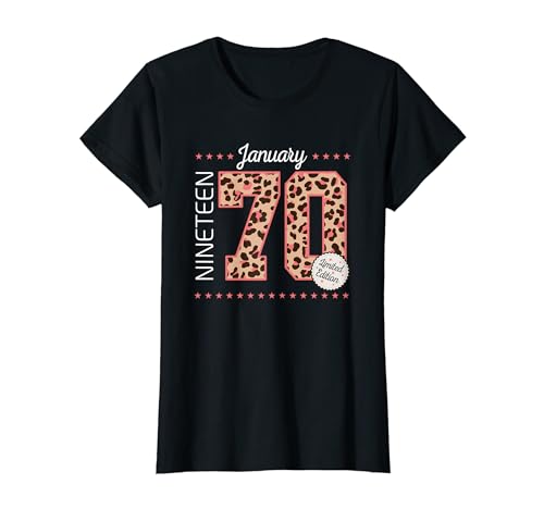 Consigue ahora 1970 Enero Mes Año nacimiento Edición limitada BlackFriday Cumpleaños Camiseta Ofertas 2024 | regaloscumple.com