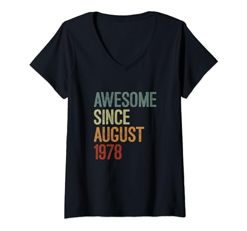 Oferta Impresionante agosto regalo divertido Camiseta V