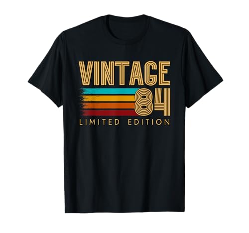 Consigue Regalos ahora 1984 Cumpleaños Vintage 84 Camiseta Top Precio 2025 | regaloscumple.com