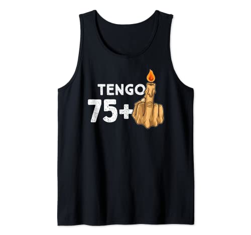 Comprar 75+1 Dedo Medio Vela De Cumpleaños Para El 76º Cumpleaños Regalos Camiseta sin Mangas Top Precio 2025 | regaloscumple.com