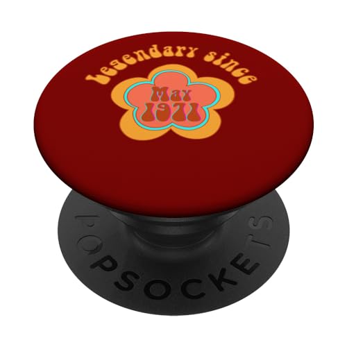 Comprar Nacido en mayo 1971 Cumpleaños Legendario desde 1971 PopSockets Regalos PopGrip Intercambiable Top Precio 2023 | regaloscumple.com