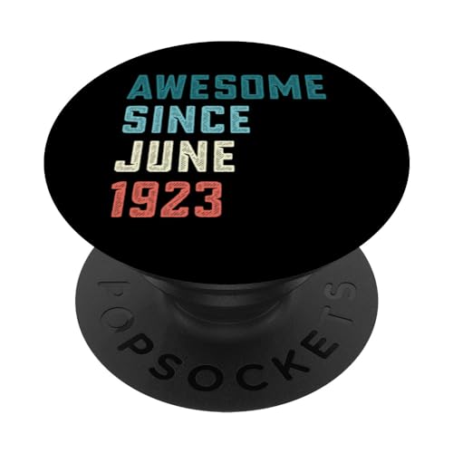 Comprar Aweasome desde junio 1923 - Momentos especiales Regalos la vida PopSockets PopGrip Intercambiable Ofertas 2024 | regaloscumple.com