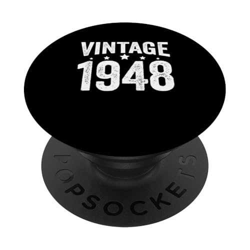 Consigue ahora Vintage Cumpleaños 1948 Año 1948 Cumpleaños PopSockets PopGrip Intercambiable Top Precio 2024 | regaloscumple.com