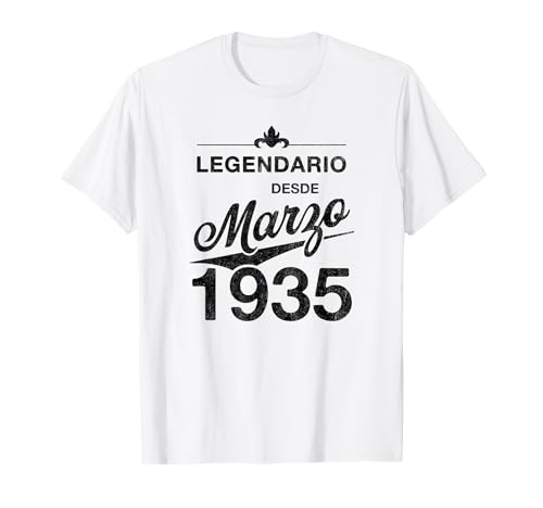 Comprar 90 cumpleaños Nacido Promoción en Marzo 1935 Vintage 90 años Camiseta Ofertas 2025 | regaloscumple.com
