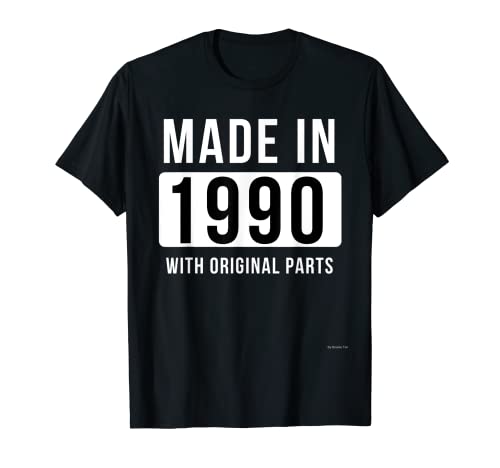 Comprar Camiseta cumpleaños Catálogo 1990 Born In 1990 Made In 1990 Tee Camiseta Rebajas 2024 | regaloscumple.com