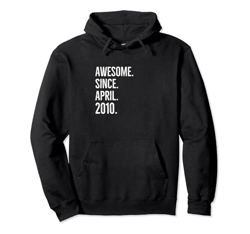 Comprar Impresionante desde Cumpleaños abril 2010 Edad Cumpleaños Idea Sudadera con Capucha Rebajas 2024 | regaloscumple.com