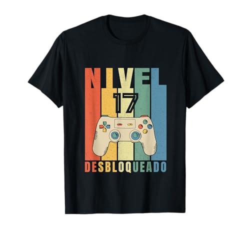Consigue ahora Nivel 17 Desbloqueado Gamer 17 Regalos Años 2005 Divertido Chico Camiseta Rebajas 2024 | regaloscumple.com