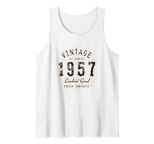 Comprar Vintage cumpleaños nacido en Catálogo 1957 Camiseta sin Mangas Rebajas 2024 | regaloscumple.com