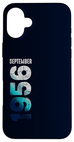 Consigue ahora Septiembre 1956 Edición Cumpleaños Limitada 1956 Cumpleaños Carcasa para iPhone 16 Plus Ofertas 2025 | regaloscumple.com