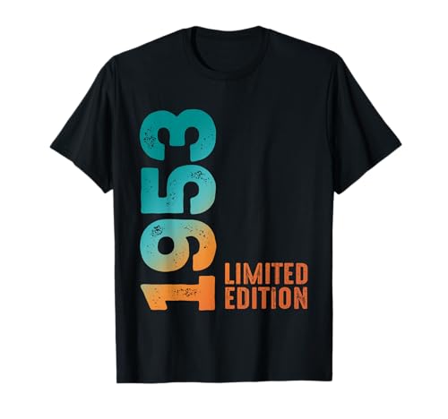 Consigue ahora Cumpleaños Cumpleaños 1953 Edición Limitada 1953 Camiseta Rebajas 2025 | regaloscumple.com