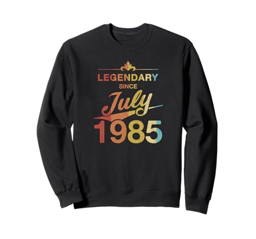 Consigue ahora 40 cumpleaños Nacido en Julio Cumpleaños 1985 Vintage 40 años Sudadera Ofertas 2025 | regaloscumple.com