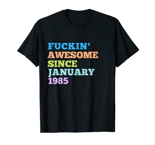Comprar Vintage impresionante desde enero Catálogo 1985 cumpleaños regalo cumpleaños Camiseta Rebajas 2024 | regaloscumple.com