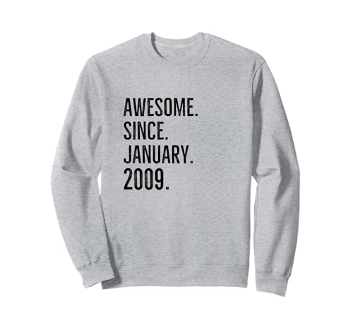 Comprar Impresionante desde enero Promoción 2009 Edad Cumpleaños Idea Sudadera Rebajas 2025 | regaloscumple.com