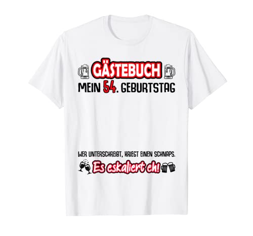 Oferta 54 libro firmar 54 Camiseta