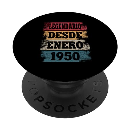 Comprar Legendario Desde Enero 1950 - Cumpleaños BlackFriday 75 Años PopSockets PopGrip Intercambiable Rebajas 2024 | regaloscumple.com